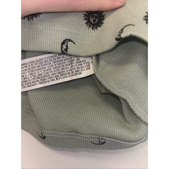 Women’s Baby Tee Sun Moon Sz Sm Y2K Funky VTG Fairy Event Concert 90s Goth Colla - Picture 4 of 5